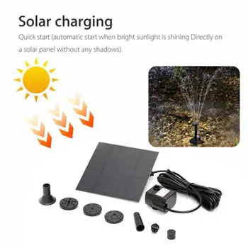 

Solar Fountain Pump For Birdbath Small Pond Fish Tank 1.8W Garden Fountain Powered Solar Spray Fountain Water Water Fast So T8N0