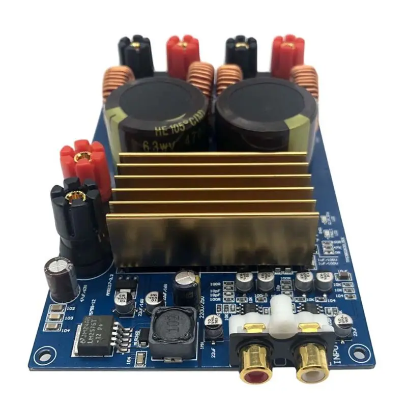 

Class D TPA3255 HIFI Digital Amplifier Board Digit Power AMP Circuit Module 300W + 300W DC 48V 4700UF/63V