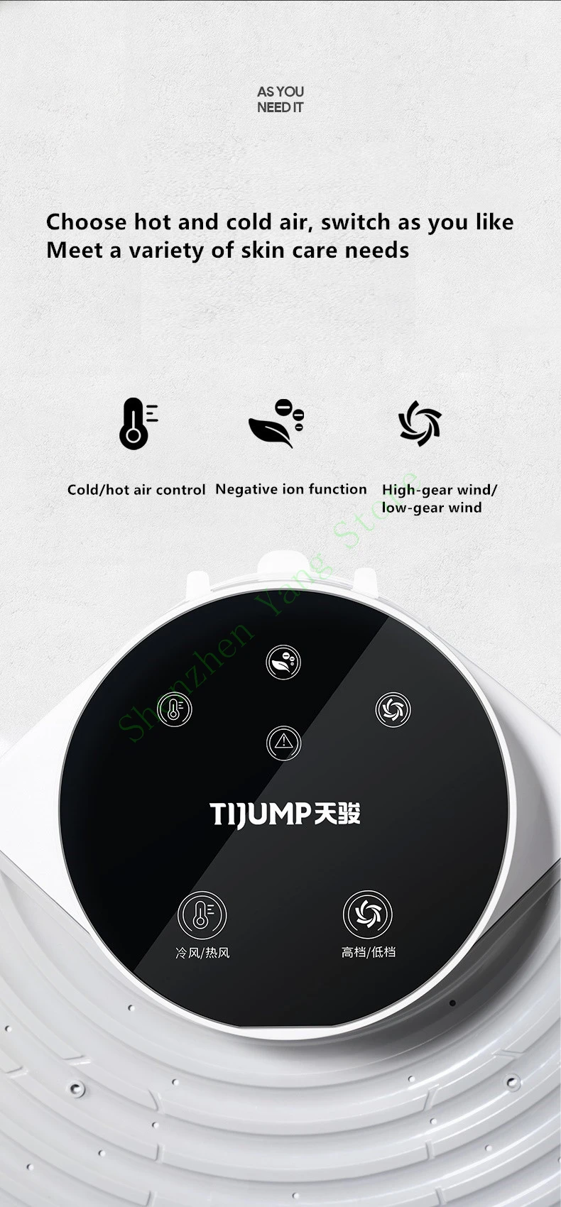 1300W Hand dryer Portable Electric body dryer bathroom Body blow dryer