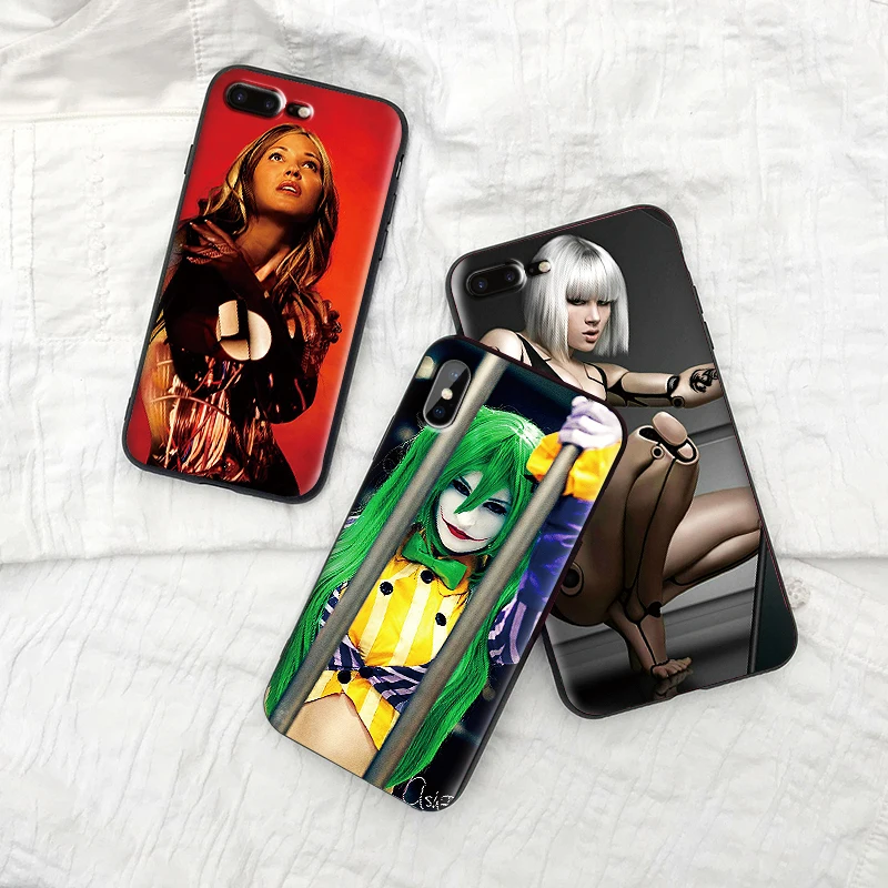 Cicada female Soft TPU Case For Apple iPhone X XR XS MAX 5 5S 5C SE 6 6S 7 8 Plus ipod touch Silicone Cover | Мобильные телефоны и