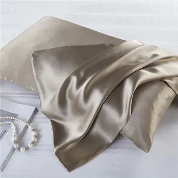 

100% Mulberry Silk Pillowcase Anti-age Both Side For Hair Facial Care Silk Pillowcase 51*36cm Breathable Comfortable