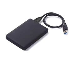Корпус для внешнего жесткого диска тонкий Портативный 2,5 HDD корпус SATA USB ЖЕСТКИХ дисков Корпус для внешнего жесткого диска с USB зарядный кабель USB 2,0 внешний жесткий диск