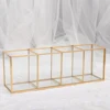 Clear Glass Makeup Brush Holder Cosmetic Storage Case Lipstick Holder Desk Organizer Cosmetic Make Up Organizer Makeup Tools 6