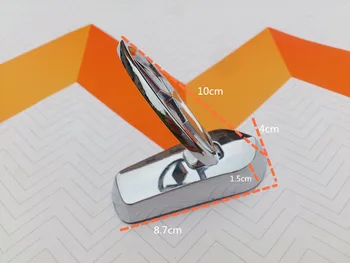 

car silver 3D logo Front Head Badge Decal Emblem Sticker for ZAFIRA Monza VECTRA MERIVA INSIGNIA Car Styling auto accessories