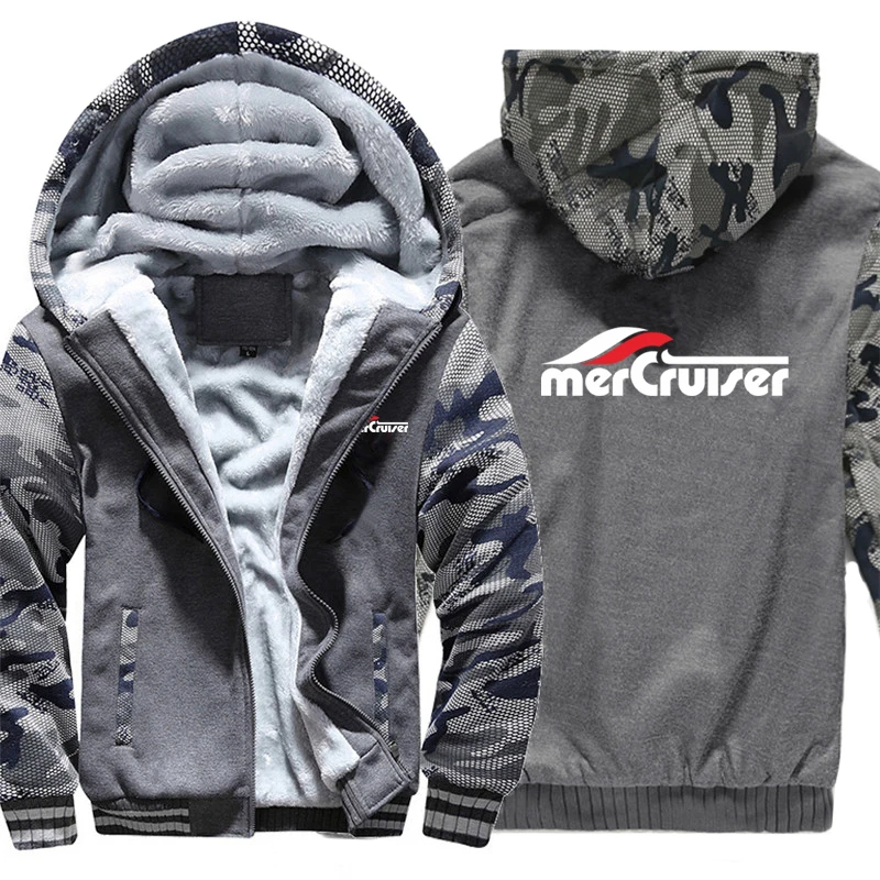 Mercruiser Boating Boat Outboard Hoodies Men Fashion Coat Pullover Fleece Warm Jacket Sweatshirts Hoody 3