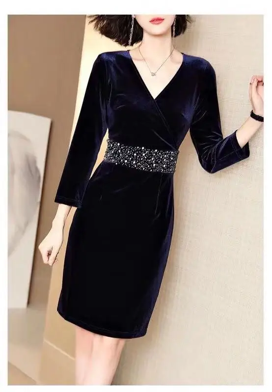 AH10648 High quality New Fashion Women spring Dress Luxury famous Brand European Design party style dress