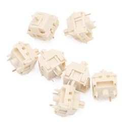 Interruptor linear da haste de 5pin mx da força 55g para o teclado mecânico retroiluminado 50m novelkeys x kailh interruptor creme 4pin 5pin rgb smd