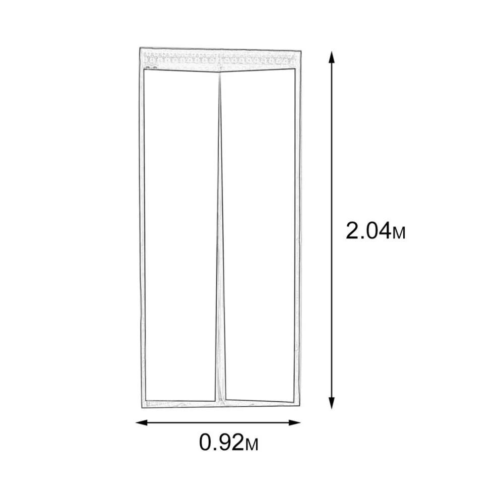 OUTAD, мягкий экран для двери, магнитная полоса, москитная сетка от насекомых, экран для двери, летняя декоративная пряжа, сетка для защиты окна, занавеска для экрана