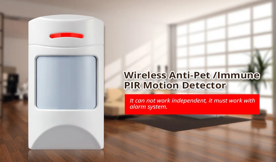 KERUI Anti-Pet PIR Motion Detector Home Security Wireless 433Mhz Animals Immune Infrared Sensor For G18 W18 W20 K52 Alarm System wifi alarm keypad