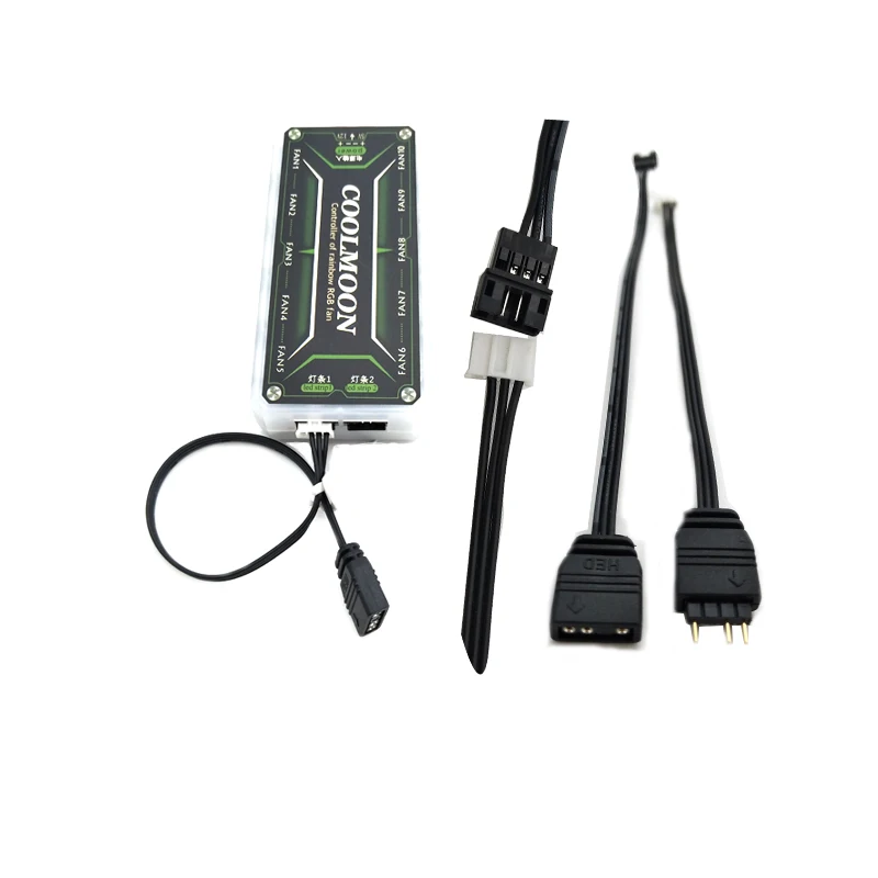 Fan Controller Adapter cable, Small 6pin to 5V ARGB 3PIN For Fan Controller for 5V Lighting