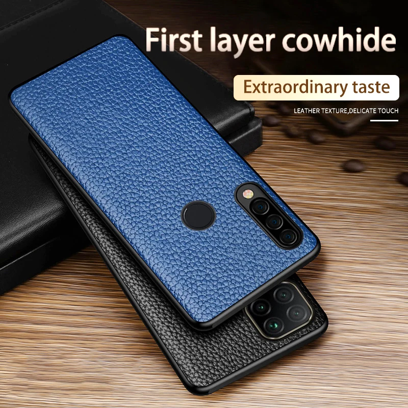 Leather Phone Case For Huawei P30 p40 P20 lite case Mate 10 30 20 Nova 5t P smart 2019 Honor pro 10i 9 8X 9X | Мобильные телефоны и