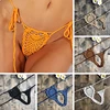 13Colors Super Mini Micro G-strings Thongs Hot Sexy Bikini Bottom Women Swimwear Crochet Cotton Brazilian Side String Tie Thong ► Photo 1/6