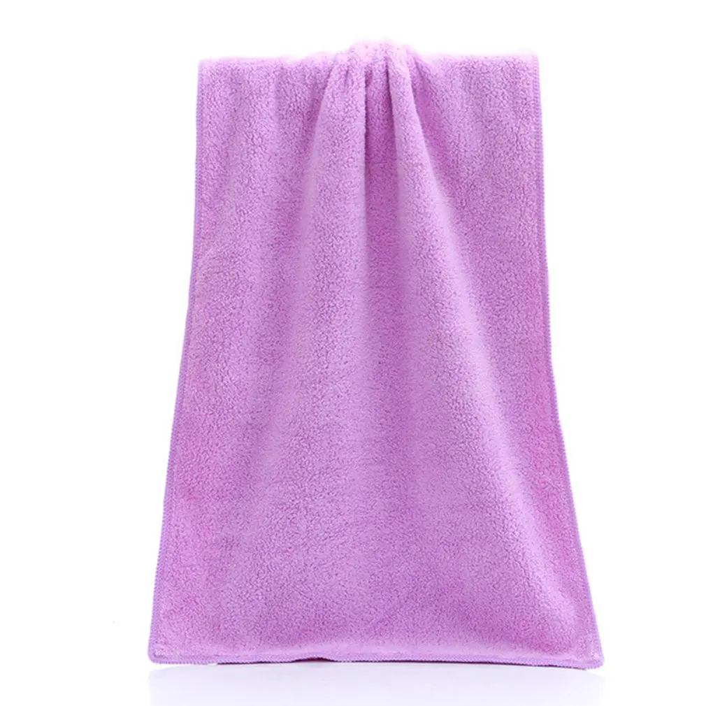 Впитывающее банное из микроволокна полотенце лист купальный душ сушильная ткань изысканно разработанный прочный великолепный - Цвет: purple