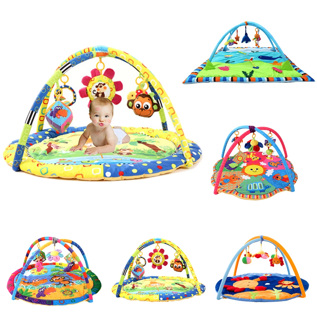

Activty Gym Mat Toy Baby Sit and Play, Tummy Time, Game & Nap Mat for Baby Early Development Toy, Monkey