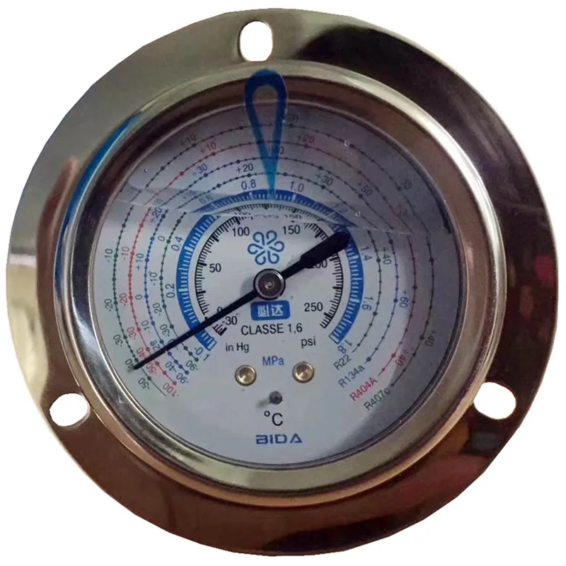 R22R134aR404AR407CR410A высокое и низкое давление манометр BD-250 BD-500