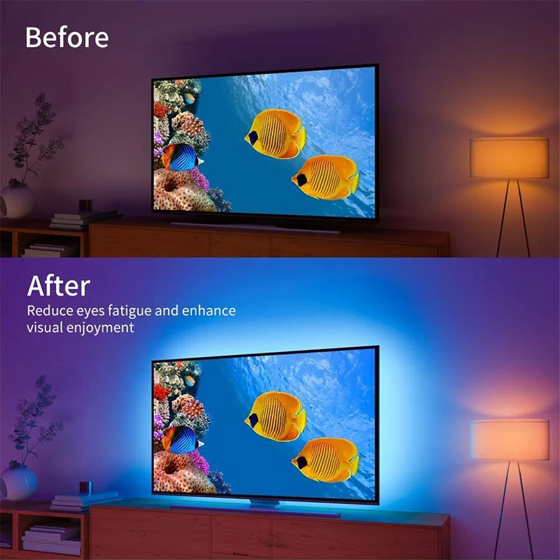 Bluetooth RGB Led Strip USB TV 5050 Ribbon Diode Led Strip Rgb Car USB 5V 1M 2M 3M 4M 5M TV BACKLIGHT STRIP Mini Control