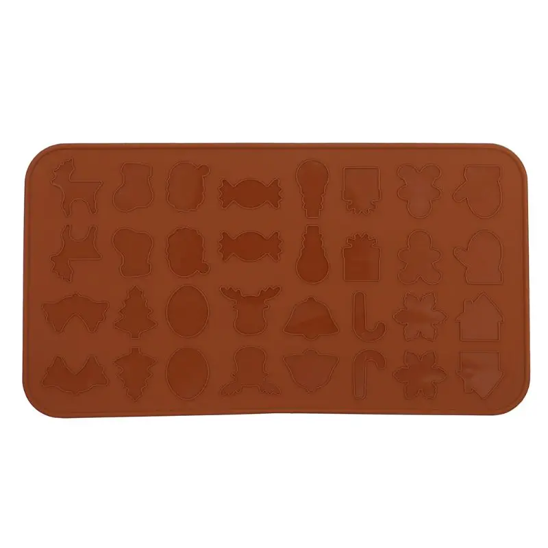 

Christmas Design Silicone Macaron Mat Cupcake Biscuit Cookies Muffin Baking Mold Pad Bakeware Tool DIY X4YD