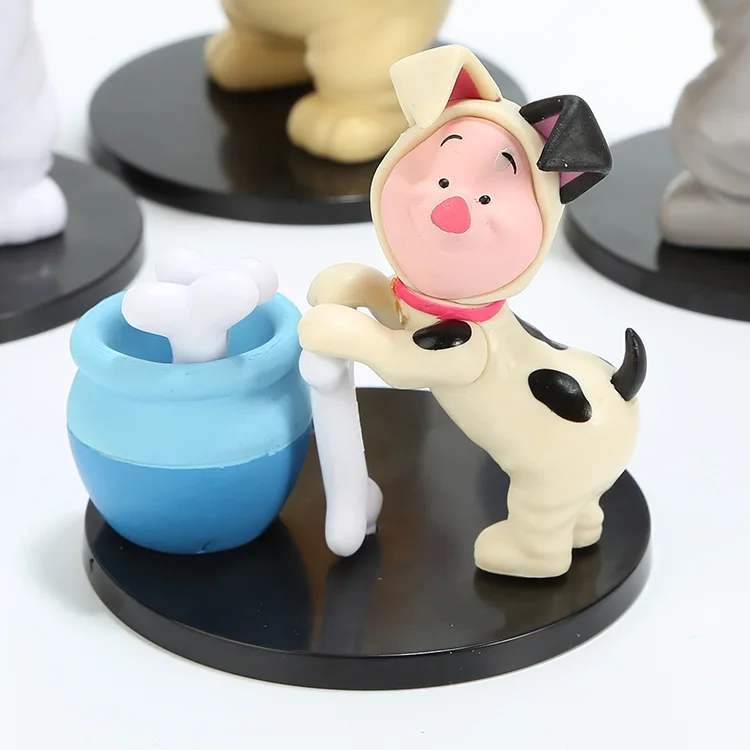 Anime Garage Kit Related Products Pooh Tigger Piglet Pig Cow Version 4-Boxed Garage Kit Cake Decoration Model