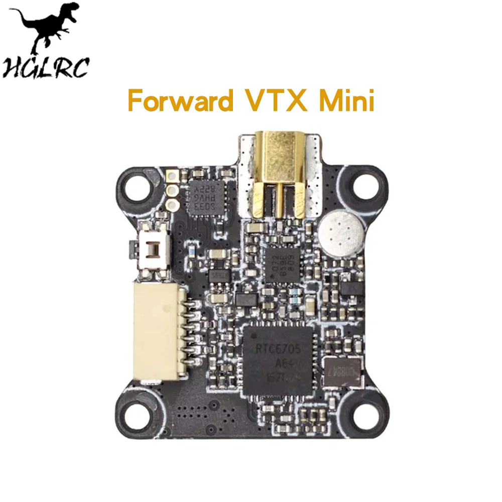 HGLRC Forward VTX Mini Built-in Microphone 20x20mm PIT/25mW/100mW/200mW/350mW Switchable BFOSD Control(RX)/Button | Игрушки и хобби