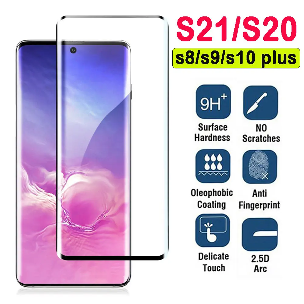 protective glass for samsung galaxy s21 screen protector s21ultra s20plus 5g s20fe s 20 21 s20ultra s21plus s10e s10 s9 s8 plus