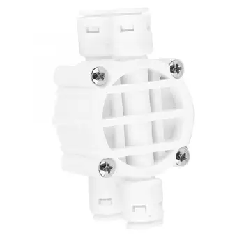 

Shut-off Valve 1/4" 4 Way RO Auto Shut-Off Valve with Quick Fittings for Reverse Osmosis Water Purifier Electric Magnetic Valve