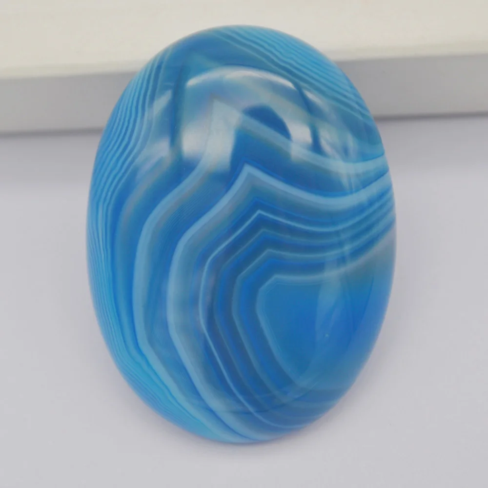 Blue Veins Agate 40x30 мм Опал/кварц/Родонит/тигровый глаз/содалит/Лапис/камень/Песчаник/авантюрин/камень Сердолик Овальный Кабошон кабина драгоценный камень 1 шт - Цвет: Blue Veins Agate