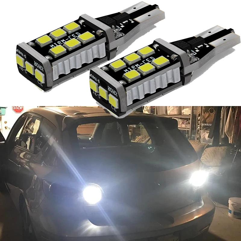 Светодиодсветодиодный автомобильная лампа заднего хода T15 W16W для Mercedes Benz W203 W211 W204