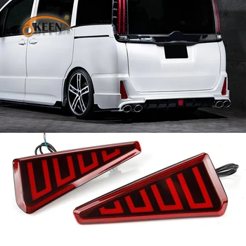 

2Pcs Car LED Rear Fog Lamp For Toyota NOAH VOXY 80 Series Brake Light Led Rear Bumper Reflectore Decoration Driving Lamp