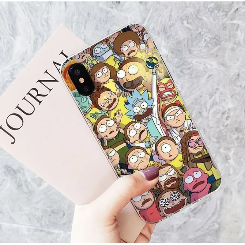 Cartoon Rick and Morty