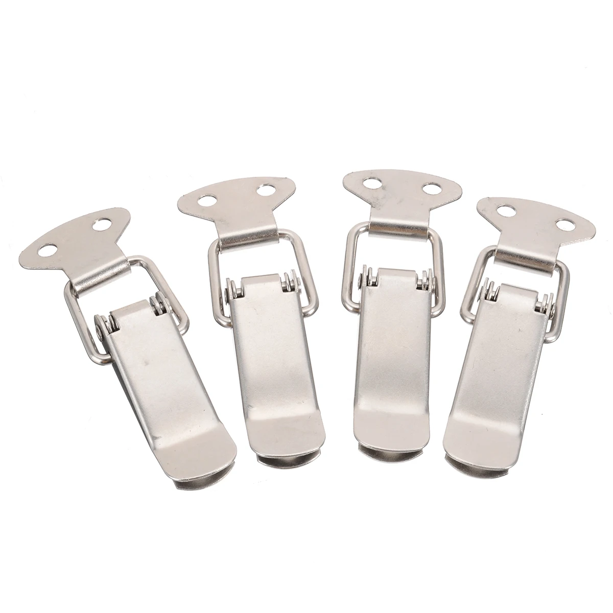 4pcs Stainless Steel Snap Bag Cabinet Closure Lock Tie Hardware