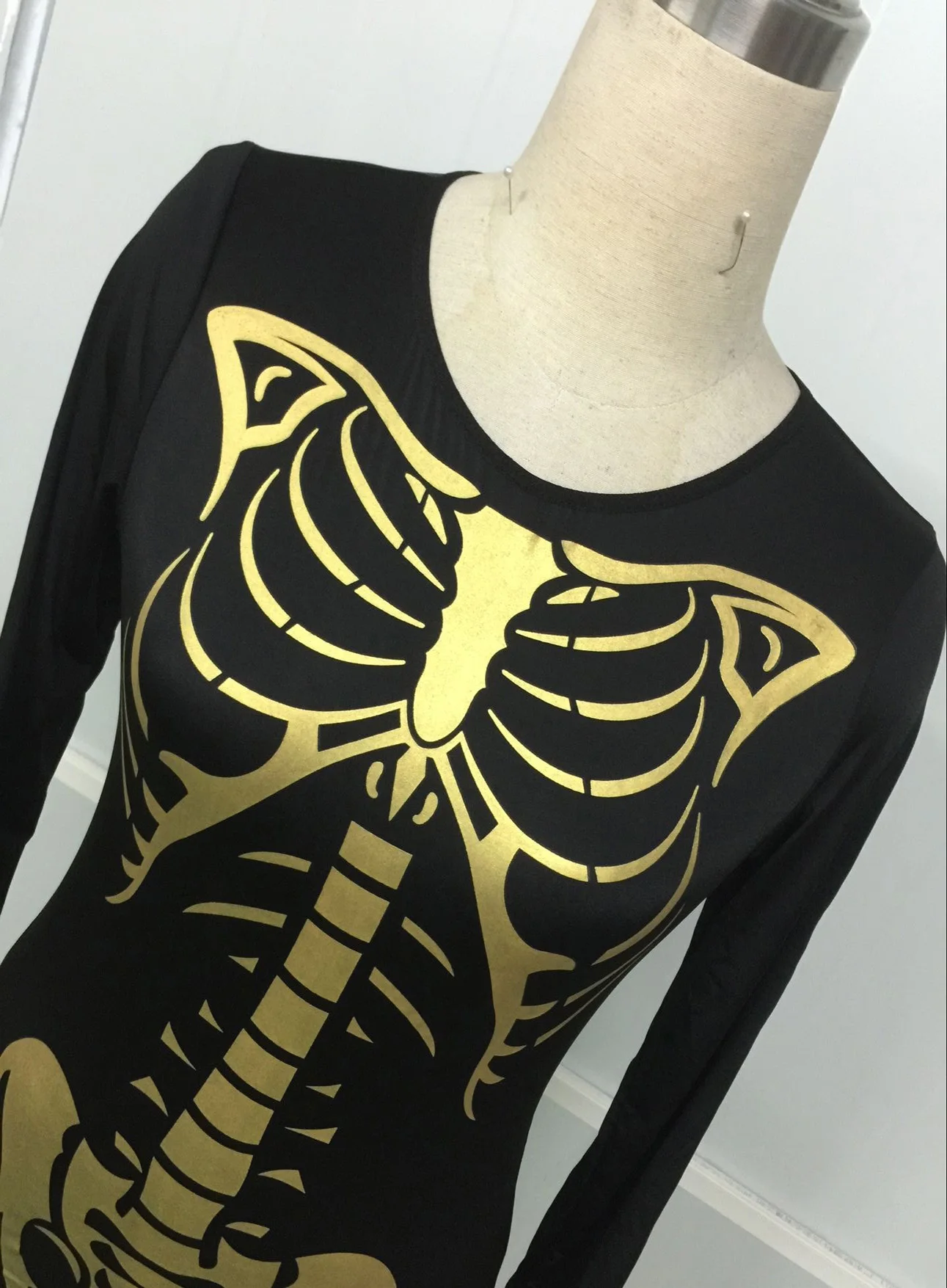 Костюмы для косплея на Хэллоуин, Женская страшная одежда с изображением скелета, костюм DS для ночного клуба, сексуальный комбинезон, боди, готическое платье зомби