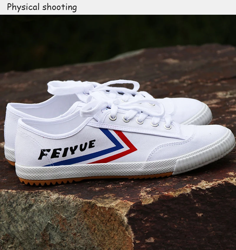 Китайское кунг-фу обувь классические кунг-фу Feiyue дышащие кроссовки для спортивной площадки; для беговой дорожки; боевые искусства, ушу мягкий Для мужчин женская обувь