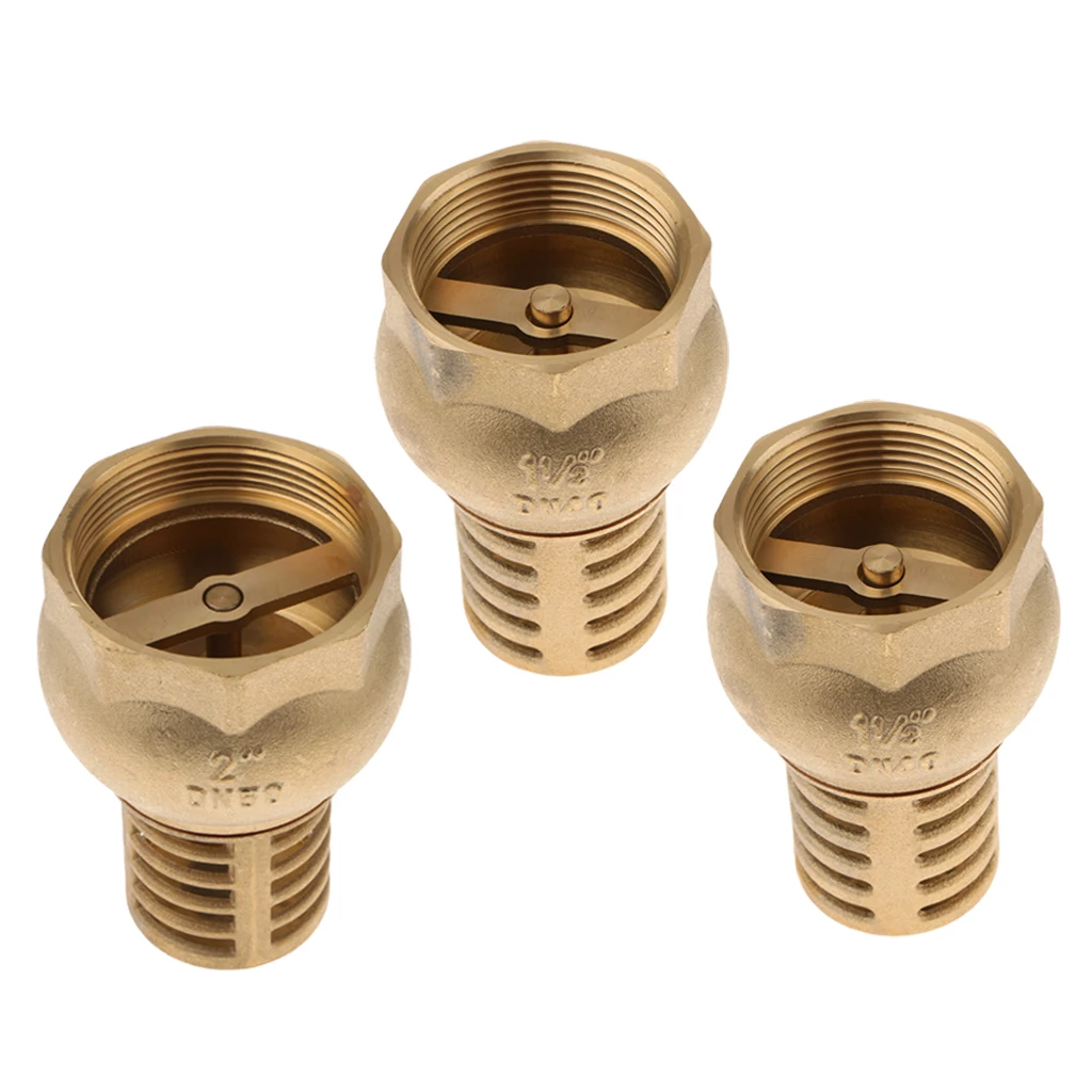 Strong Metal Brass Foot Valve/ Bottom Valve, Easy to Install