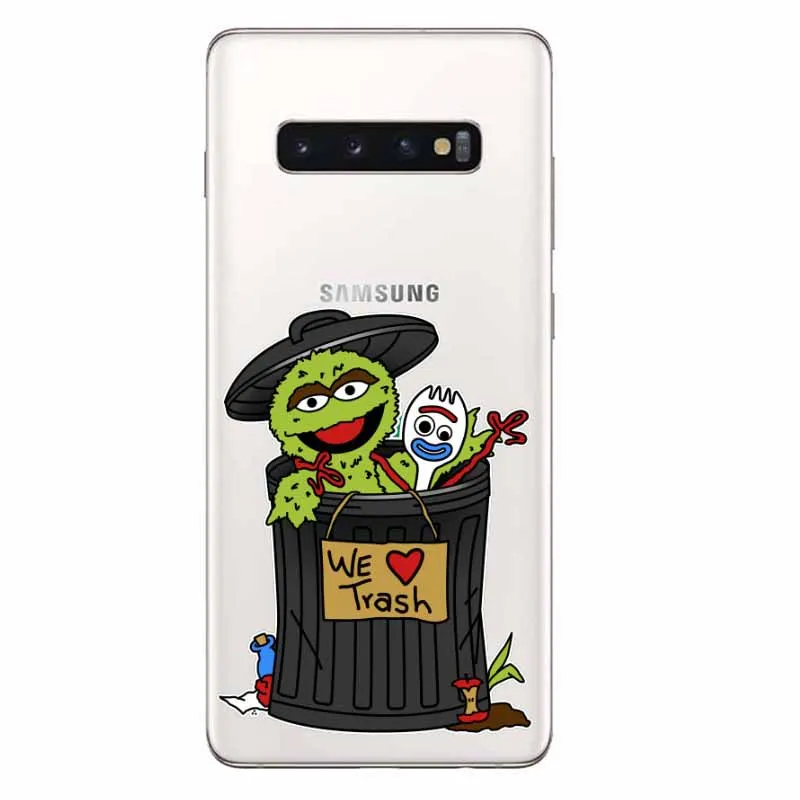 Мультяшный форки чехол для телефона Samsung gаlaxy S6 7 8 9 Note 8 9 Edge забавная история игрушек Мягкая силиконовая задняя крышка с буквенным принтом Fundas Coque