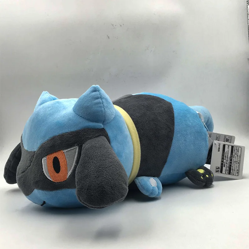 

Takara Tomy Pokemon Doll Soft Japan Anime Lucario Crouching Stuffed Peluche Plush Baby Toys Christmas Gift for Children