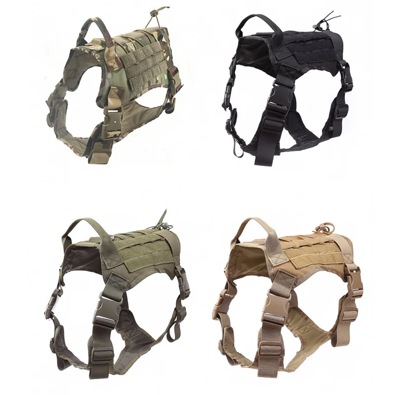 Tactical Military Army Police Dog Vest Hunting K9 Working Service Training Combat Harness Clothes Gear | Спорт и развлечения