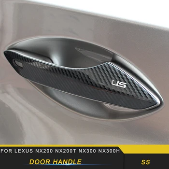 

For LEXUS NX200 NX200t NX300 NX300h Car Styling Door Handle Bowl Wrist Chrome Cover Trim Frame Sticker Exterior Accessories