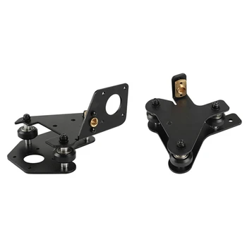 

for 3D Printer Parts CR-10 S4/S5 X Axis Motor Mount Bracket Right/Left X-Axis Front/Back Motor Mount Plate with Wheels T Nut