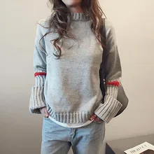 ^#Cheap Fall Winter Ladies Leisure Warm Thick Sweaters Long Sleeve Casual Pullover Oversize Sweaters Female Fashion Korean Style Sweater ^#Cheap Fall Winter Ladies Leisure Warm Thick Sweaters Long Sleeve Casual Pullover Oversize Sweaters Female Fashion Korean Style Sweater