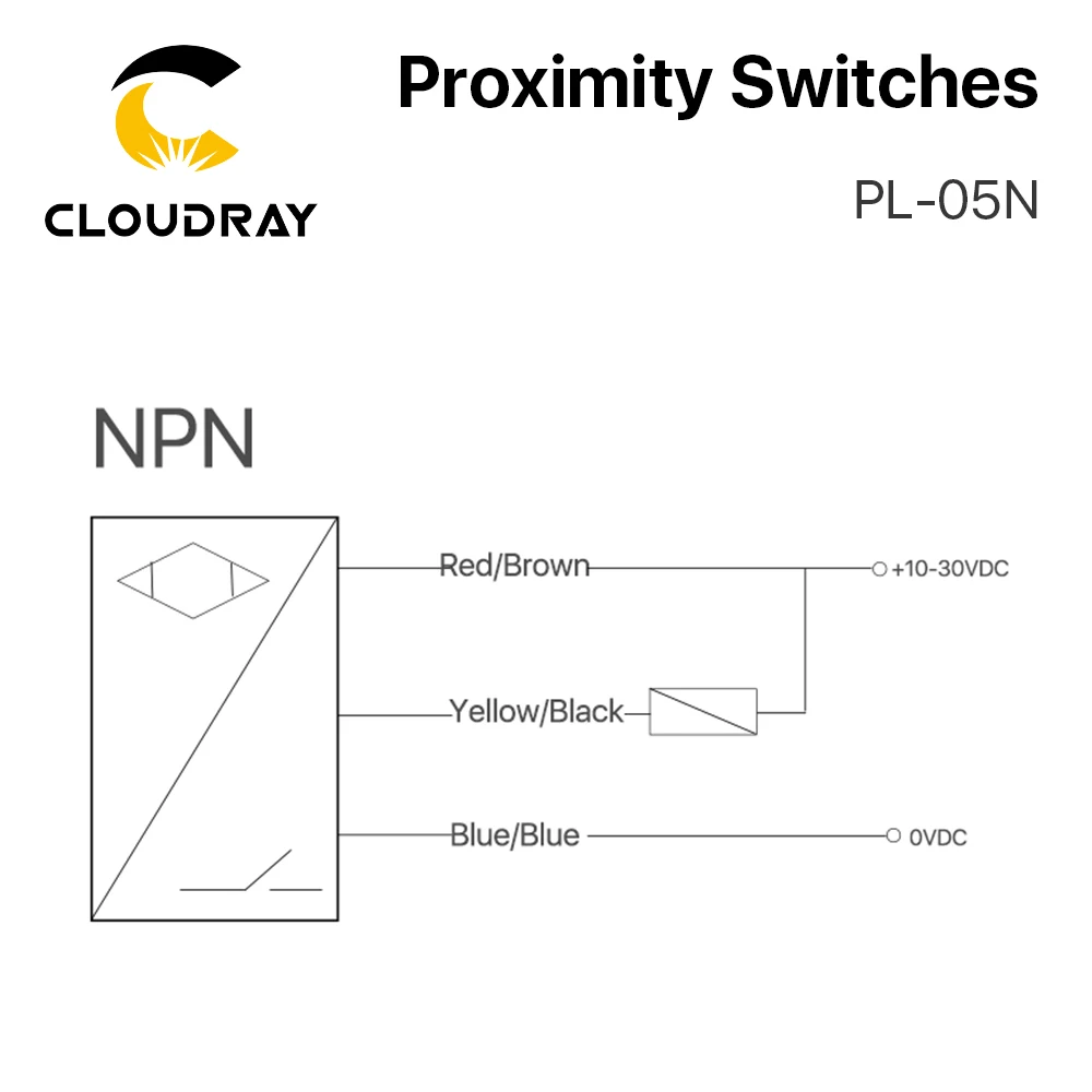 Индуктивный датчик приближения Cloudray переключатель NPN out 5 мм для лазерной резки с