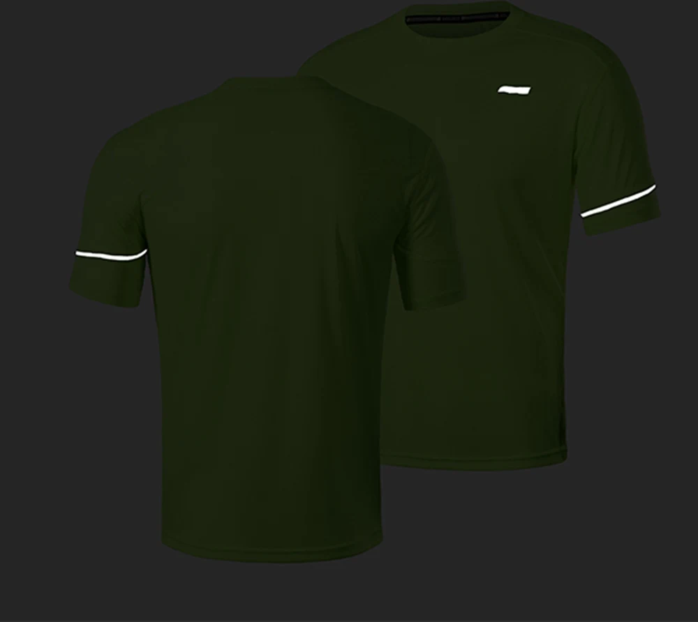 ARSUXEO, мужская летняя спортивная рубашка, футболки для бега, с коротким рукавом, Спортивная рубашка для фитнеса, тренировок, кроссфита, Джерси, сухая посадка, дышащая, 19T1