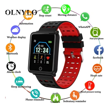 

F3 Color Screen Smart Watch Heart Rate Blood Pressure Monitoring Health Monitor Fitness Tracker Exercise Pedometer Smartwatch