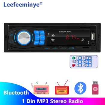 

1 Din Car Radio 12V Stereo MP3 in-dash Player Support Bluetooth Handsfree AUX TF Card USB Play Autoradio 1din Auto FM Receiver