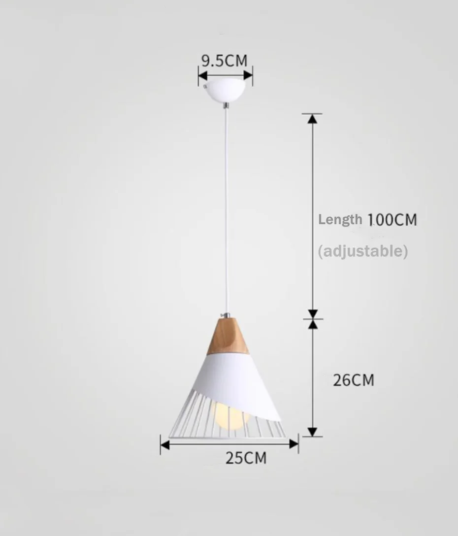 [DBF] дизайнер Nordic простые деревянные подвесные светильники светодиодные Подвесная лампа красочные алюминиевое приспособление Кухня остров бар отеля домашний декор E27