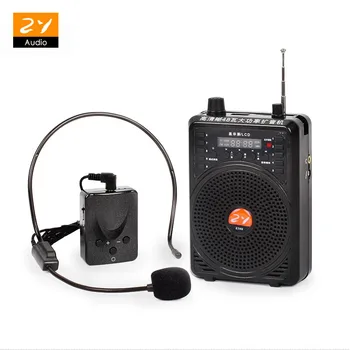 

Speaker Microphone Voice Amplifier Megaphone Loudspeaker Booster USB TF Card FM Teacher Tour Guide Speech Portable Mini Wireless