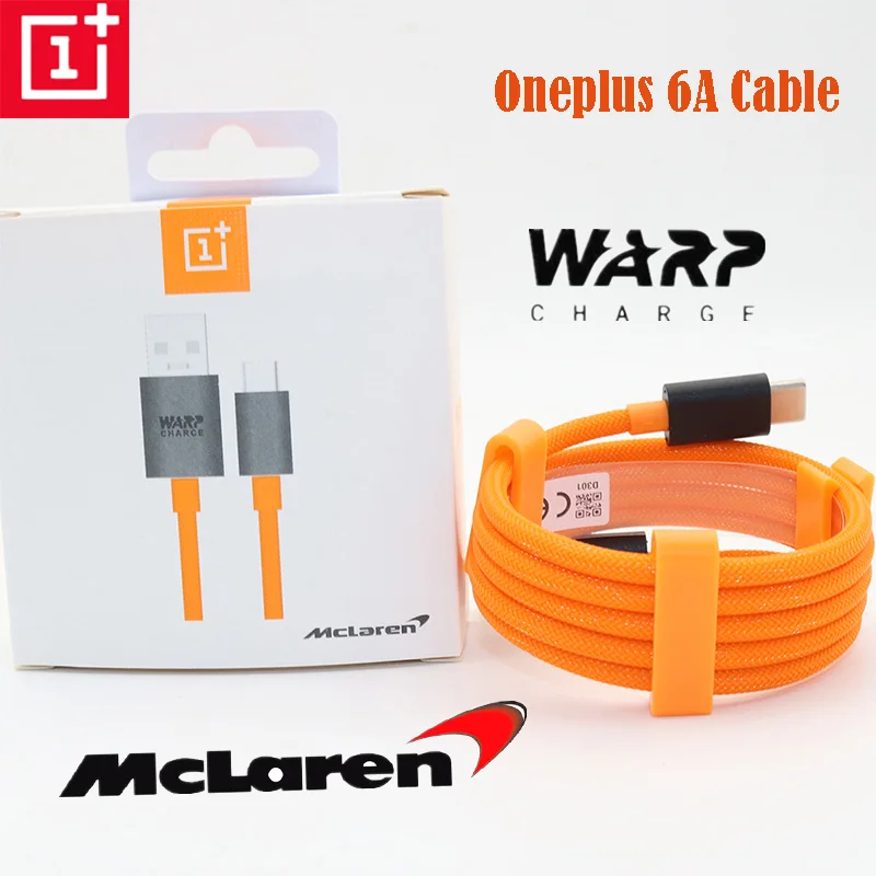 Оригинальный кабель для быстрой зарядки Oneplus 7 pro Mclaren передачи данных Type C 100 см