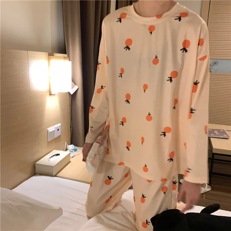Pijama Feminino Inverno для женщин, пижама с длинным рукавом, женская мода, свободная, увеличивающая рост, с рисунком крокодила, повседневная домашняя одежда