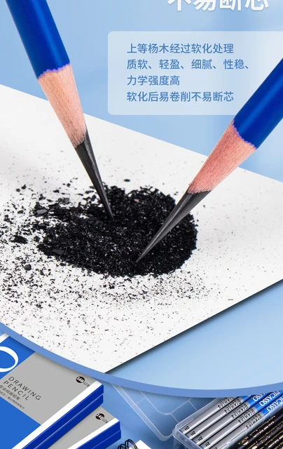 KIMIGO Set Da 60 Matite Da Disegno Professionali - Kit Completo Per Artisti E Principianti