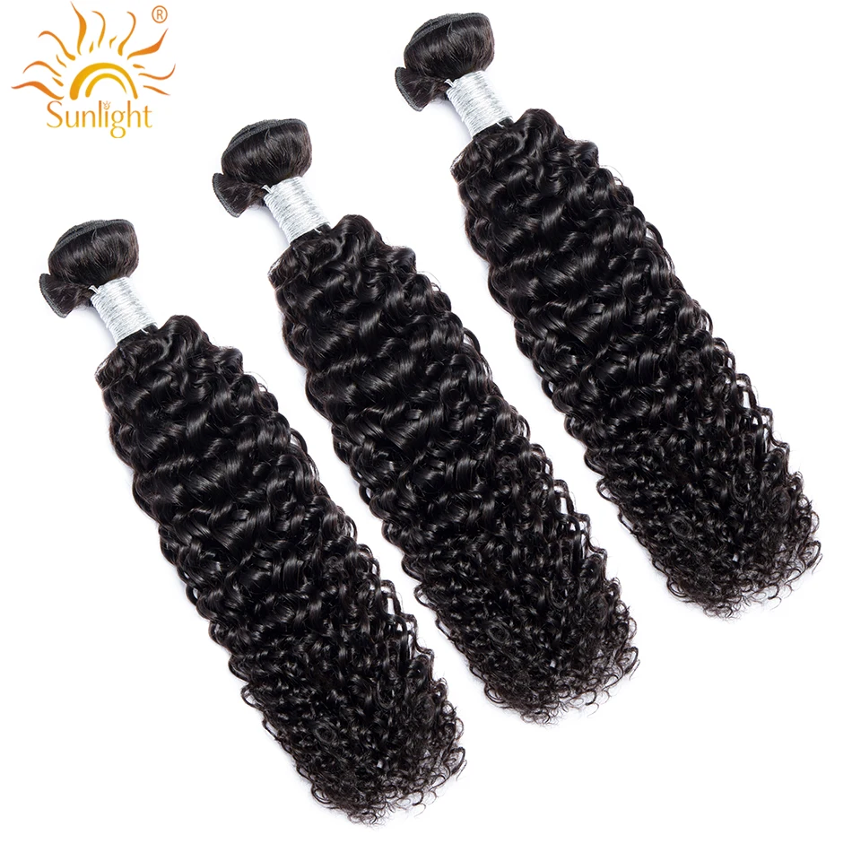 

Indian Deep Wave Remy Hair Bundles Natural Black Human Hair Weave Extensions 1/3/4 Piecese Sunlight Human Hair 100G/PC Not 95G