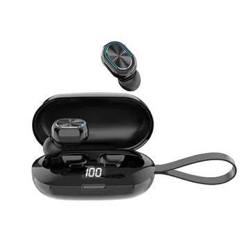 

TWS Wireless Bluetooth Earphone Bluetooth 5.0 Touch Control LED Power Display Headphones Sound Quality Earbuds Sport Headset